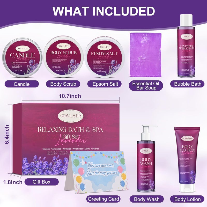 GOWLAVER Relaxing Bath & Spa Gift Set - Image 5